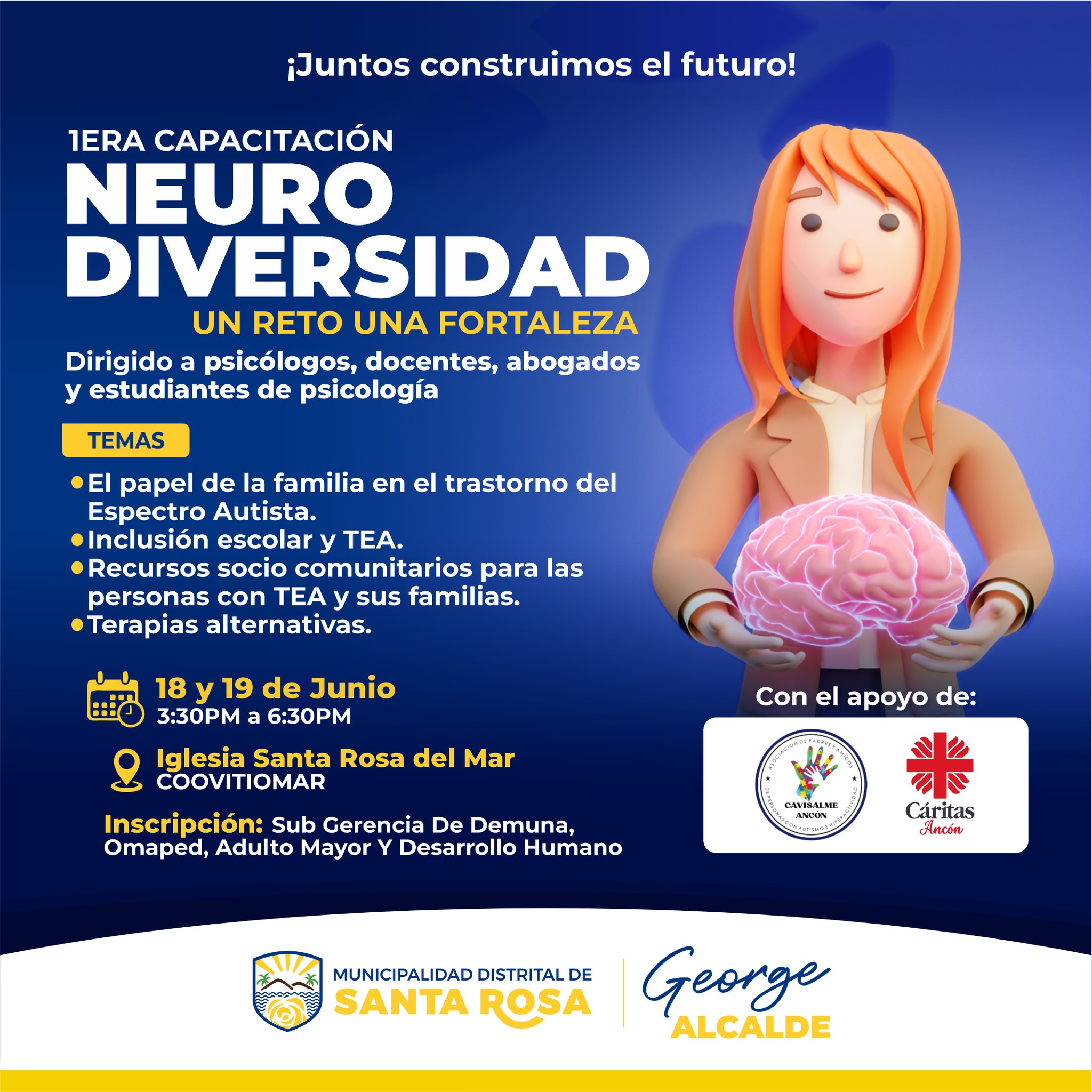 Flyer de invitación.