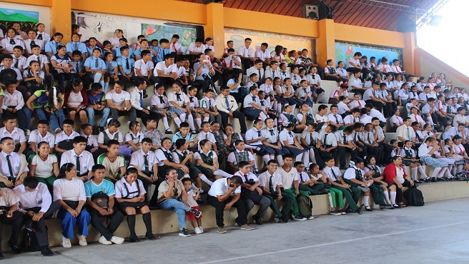 Estudiantes de distintos colegios participaron de este concursno nacional de matematica 2024