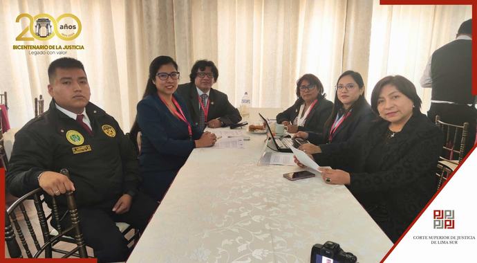 Corte de Justicia de Lima Sur dictó cátedra en el “II Encuentro Nacional de Unidades de Flagrancia del Perú”