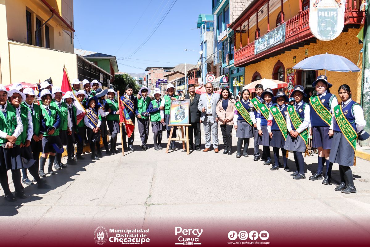 Juramentación y desfile de las Brigadas Ambientales Escolares de la Provincia de Canchis