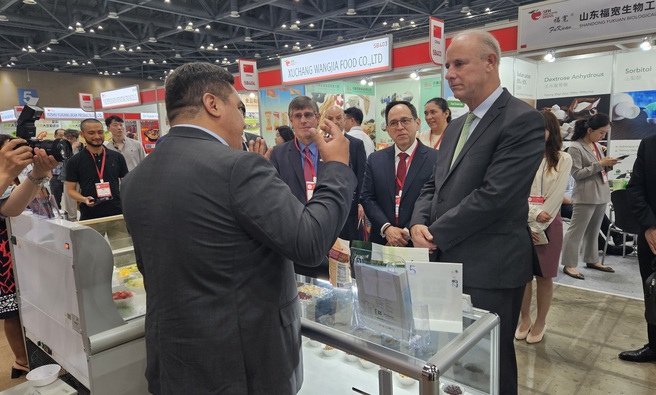 Canciller inauguró pabellón peruano en la feria Seoul Food 2024