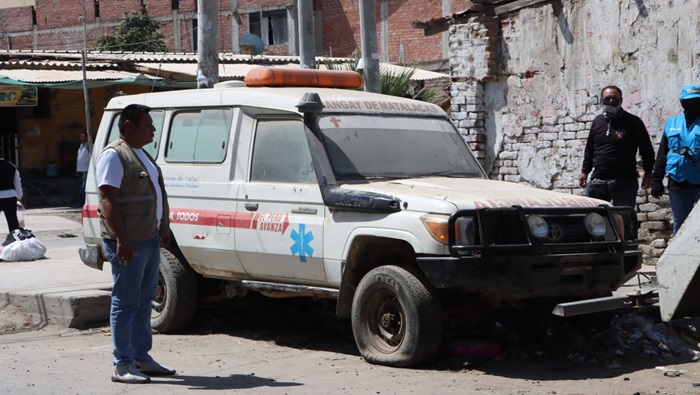 Ambulancia abandonada