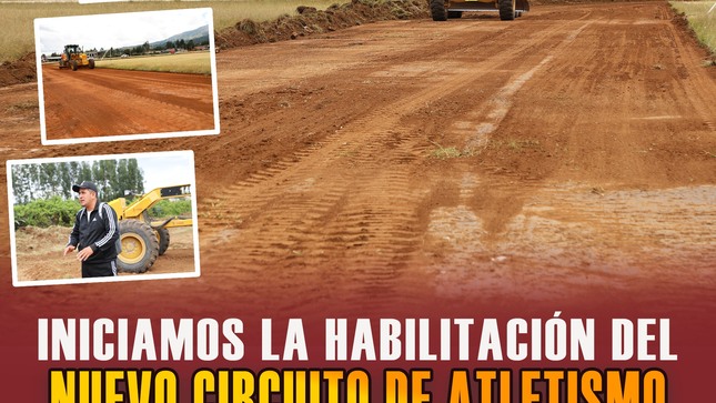 Iniciamos la habilitación del nuevo circuito de atletismo