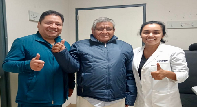 EsSalud: médicos salvan ojo de padre de familia que sufrió perforación ocular mientras limpiaba una acequia