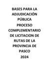Vista preliminar de documento BASES INTEGRADAS LICITACION COMPLEMENTARIA_Comprimir