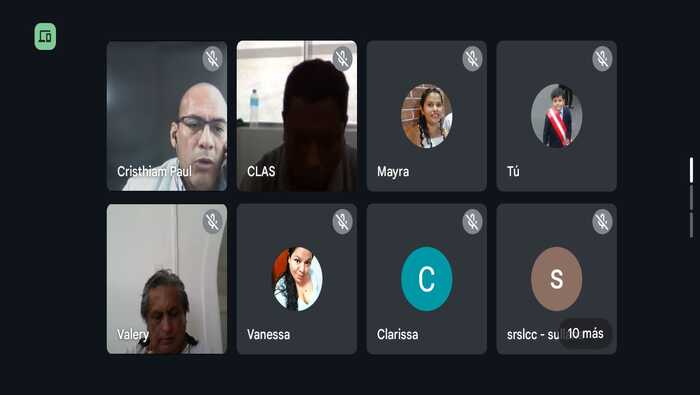 Personal de la Drem Piura participa en Reunión Virtual del Procedimiento de Supervisión