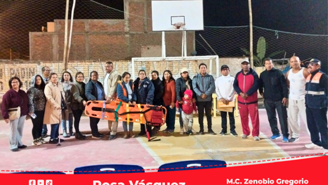 RIS Chilca Mala capacita a brigadistas comunitarios en Bujama Baja en el distrito de Mala.