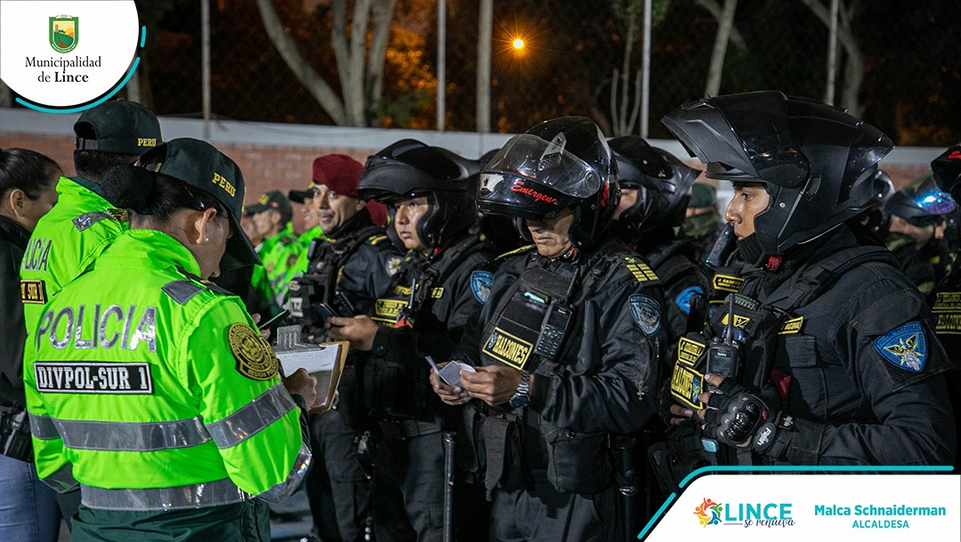 🪖¡Continuamos con nuestro trabajo articulado entre el Serenazgo de Lince y la Policía Nacional del Perú!🚔