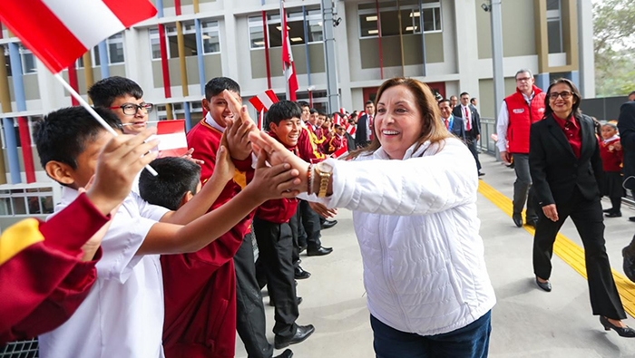 En solo ocho meses se construyó la Escuela Bicentenario María Parado de Bellido de Santa Anita