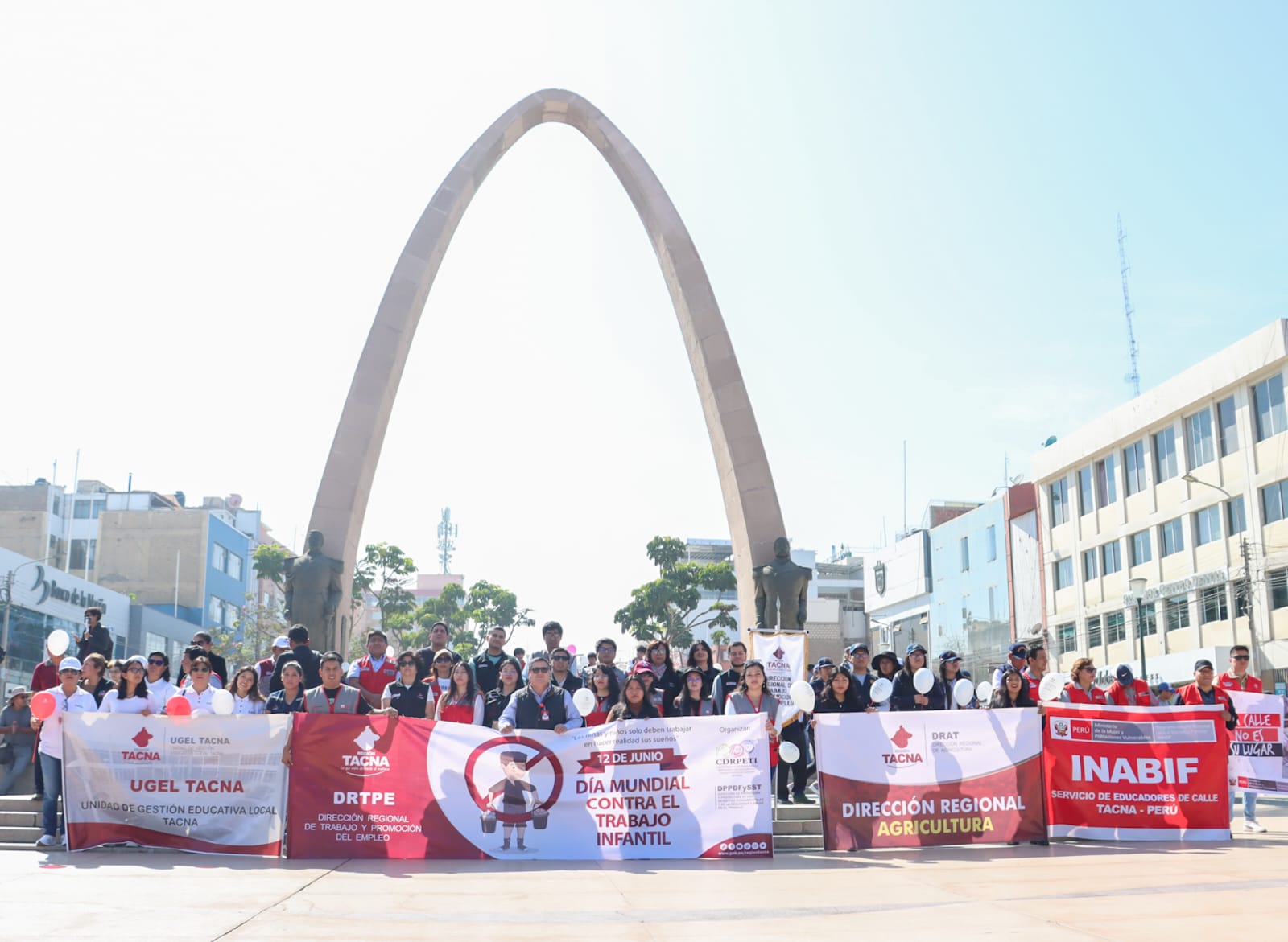 Con marcha población le dice NO al trabajo infantil