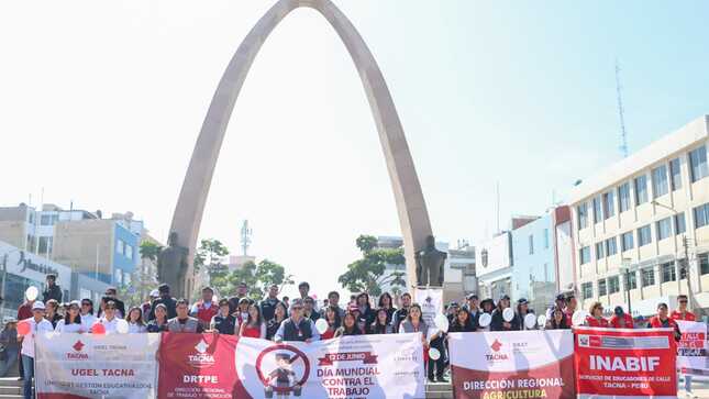 Con marcha población le dice NO al trabajo infantil 
