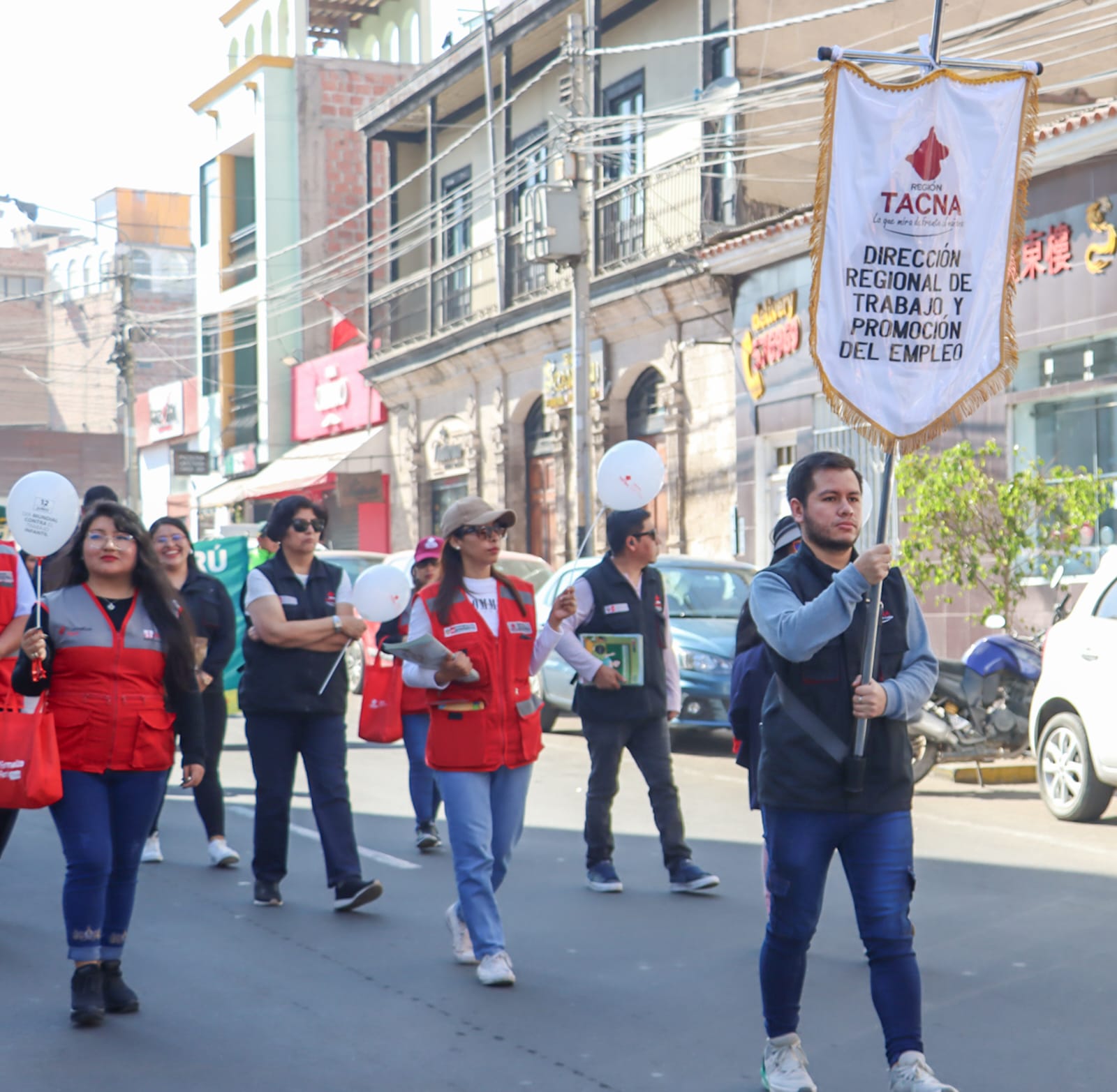 Con marcha población le dice NO al trabajo infantil