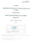Vista preliminar de documento INFORME DE RENDICION DE CUENTAS DE TITULARES POR CESE EN EL CARGO - 2022 - ACTUALIZADO