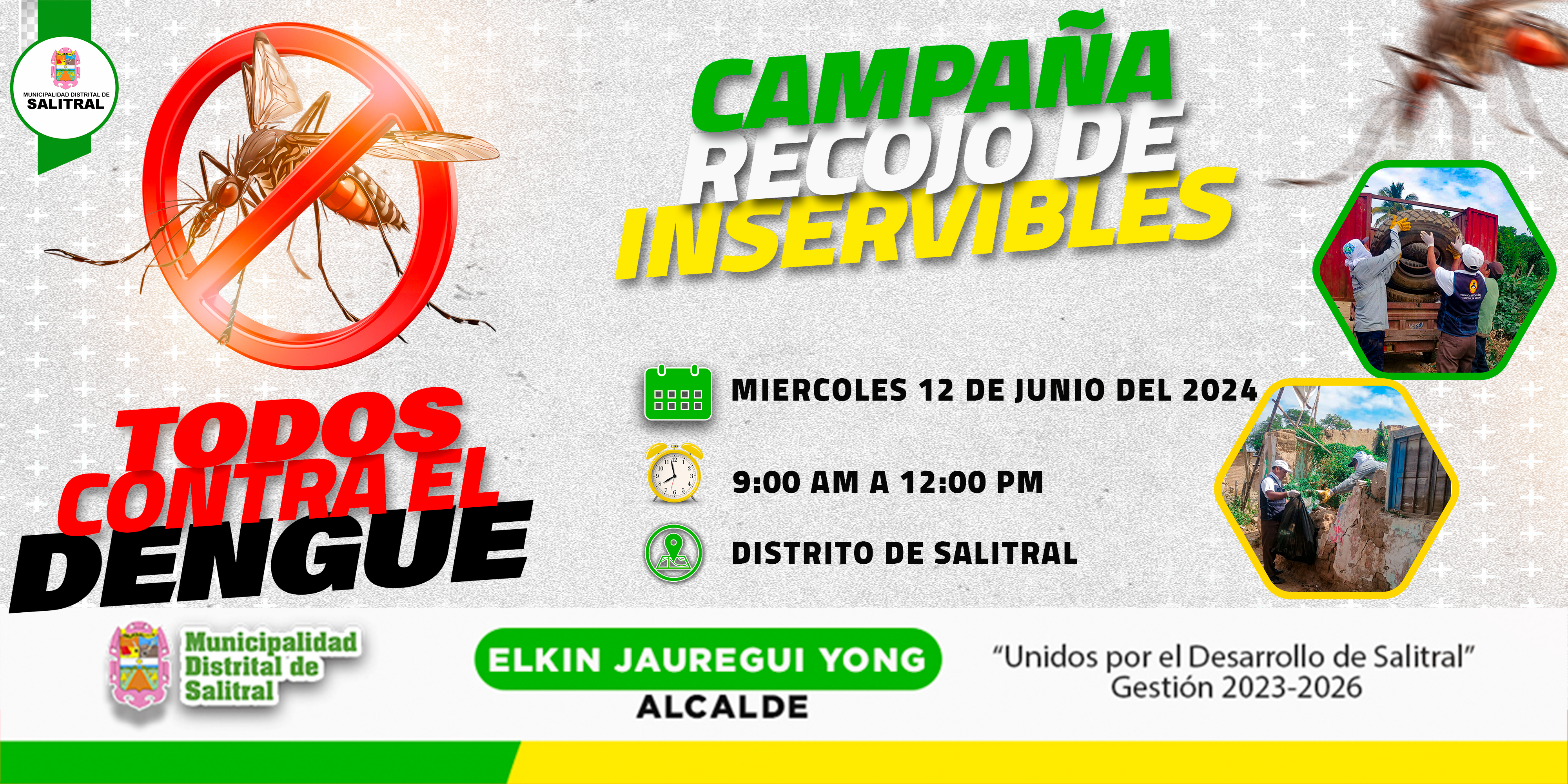 ¡Atención, vecinos del Distrito de Salitral!