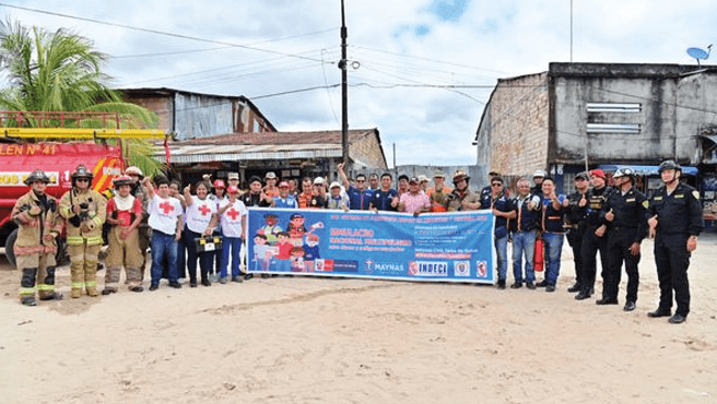 Simulacro Nacional Multipeligro en el A.H. Amador Bartens