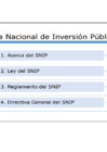 Vista preliminar de documento Sistema Nacional de Inversion Publica