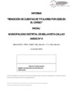 Vista preliminar de documento Informe Rendicion de Cuentas de Titulares por Cese en el Cargo Inicial