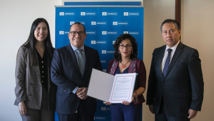 El Perú y Unesco suscriben acuerdo por la salvaguardia del Patrimonio Cultural Inmaterial de América Latina