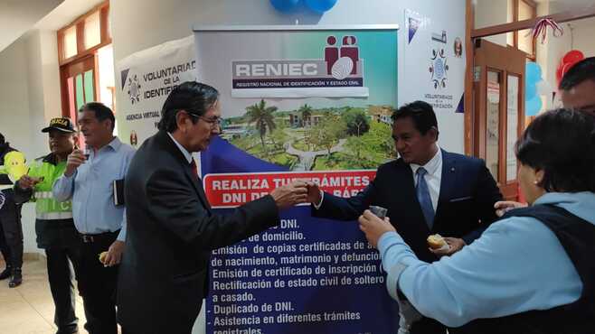Jefe de la oficina regional de Trujillo inaugura oficina de Paiján