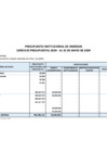 Vista preliminar de documento Presupuesto Institucional de Ingresos - Mayo 2024