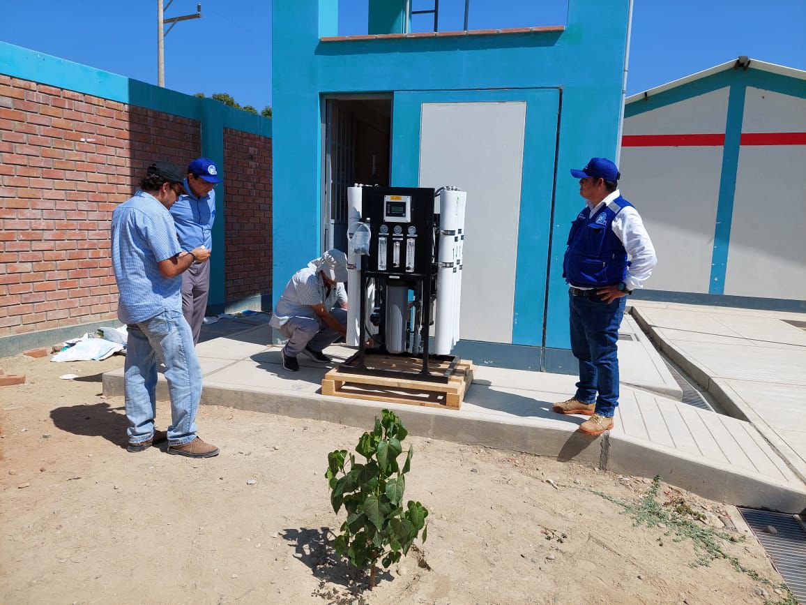 38 mil personas de zonas rurales se beneficiarán con plantas potabilizadoras del Gobierno Regional Piura