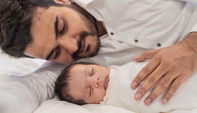 Foto padre e hijo