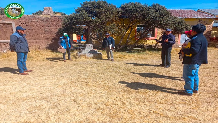 Visita a la I.E, Chañi Alccasana