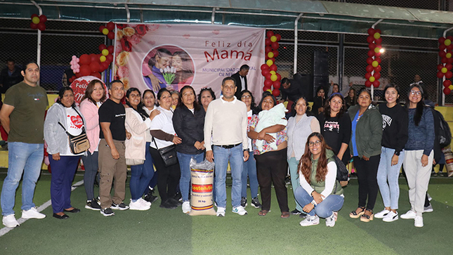 Comuna Nepeñera cerró celebración por el Día de la Madre en San Jacinto