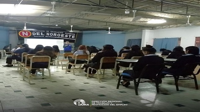 Estudiantes de la IESP Del Noroeste Talara, participaron de los talleres de Asesoría para la Búsqueda de Empleo (ABE)