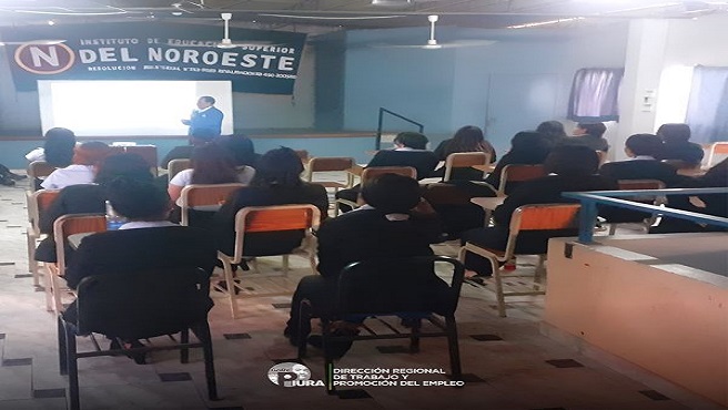 Estudiantes de la IESP Del Noroeste Talara, participaron de los talleres de Asesoría para la Búsqueda de Empleo (ABE)