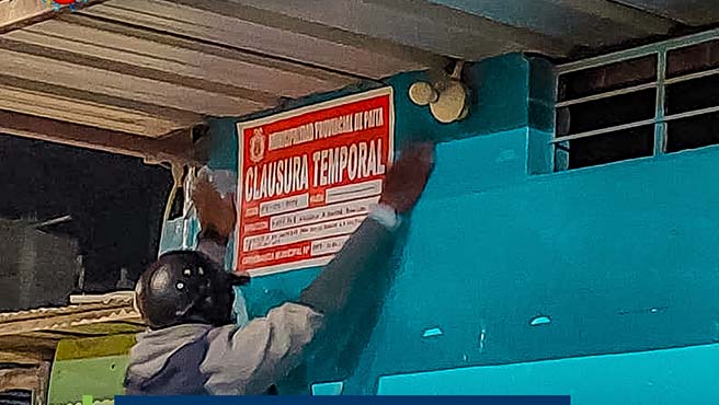 Continúan los operativos en bares, cantinas y discotecas de Paita