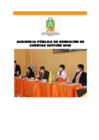 Vista preliminar de documento INFORME AUDIENCIA RENDICION DE CUENTAS 2020