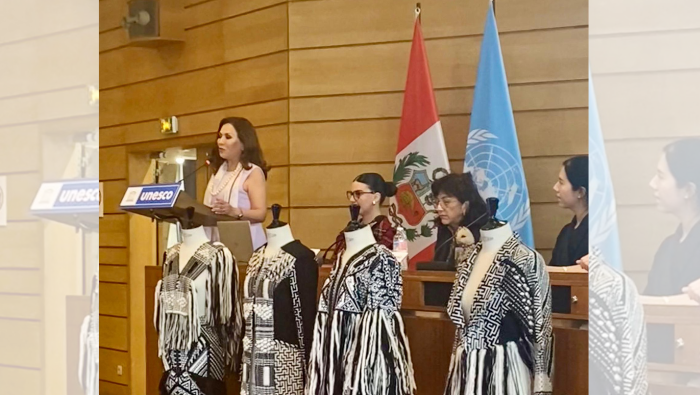 Destacan la importancia de la fibra de alpaca para la industria durante la Semana de América Latina y el Caribe en la Unesco