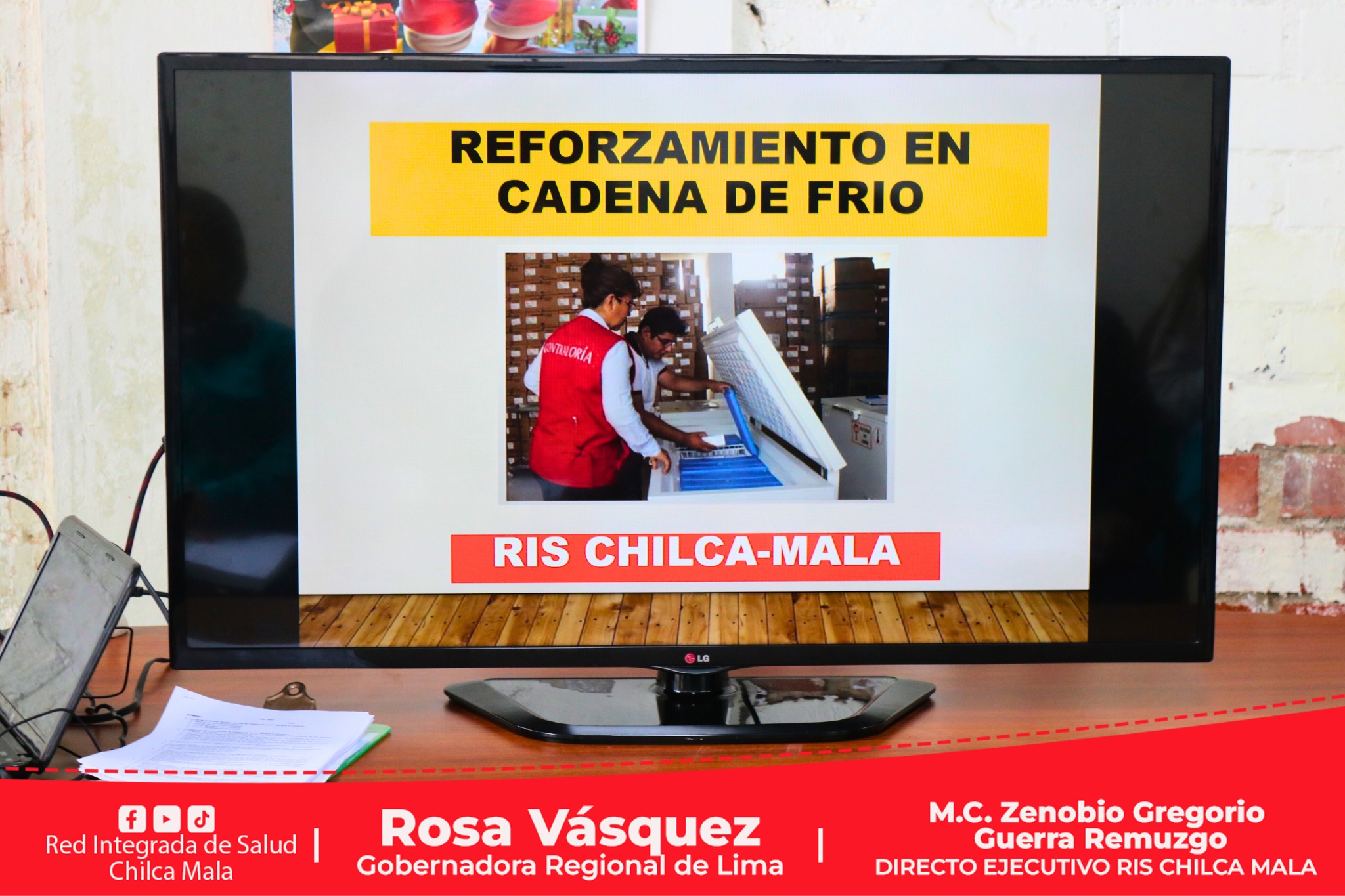 RIS Chilca Mala fortalece capacidades en cadena de frío.