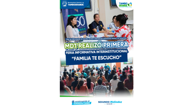 𝐌𝐃𝐓 𝐑𝐄𝐀𝐋𝐈𝐙𝐎́ 𝐏𝐑𝐈𝐌𝐄𝐑𝐀 𝐅𝐄𝐑𝐈𝐀 𝐈𝐍𝐅𝐎𝐑𝐌𝐀𝐓𝐈𝐕𝐀 𝐈𝐍𝐓𝐄𝐑𝐈𝐍𝐒𝐓𝐈𝐓𝐔𝐂𝐈𝐎𝐍𝐀𝐋 ❞𝐅𝐀𝐌𝐈𝐋𝐈𝐀 𝐓𝐄 𝐄𝐒𝐂𝐔𝐂𝐇𝐎❞