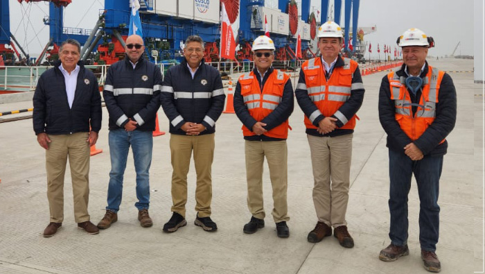 Terminal Portuario Multipropósito de Chancay marca un hito con la llegada de sus primeras grúas eléctricas
