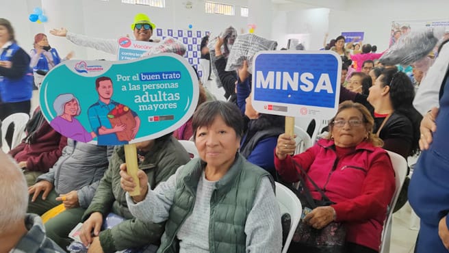 Día Mundial Contra el Abuso en la Vejez: Minsa realiza campaña de salud en CIAM Independencia