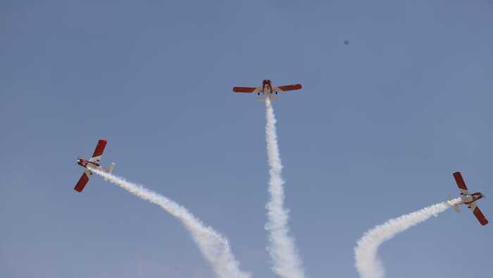 Fuerzas Aéreas de Perú, EE.UU. y Colombia brindan espectáculo en cielo de Chiclayo