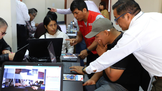 Foto de los trabajos realizando por personal del CITEccal Trujillo
