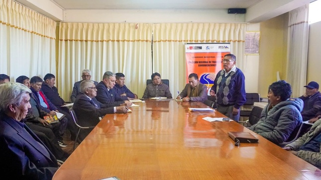 Gerencia de Transporte y Dirección Regional de Transporte entablan diálogo con los transportistas de servicio interprovincial