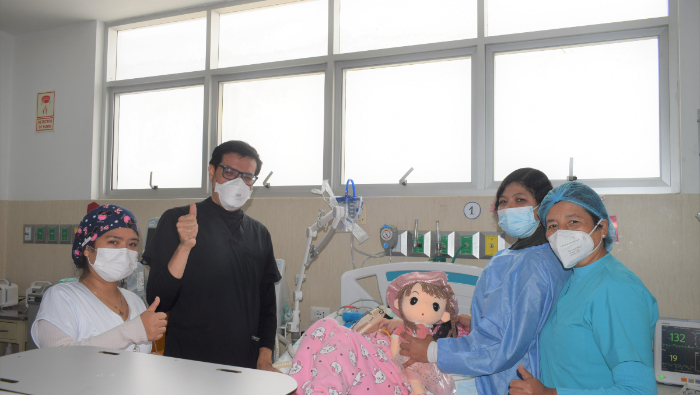 INSN: Niña de UCIN es trasladada luego de casi dos años a hospital regional de Lambayeque