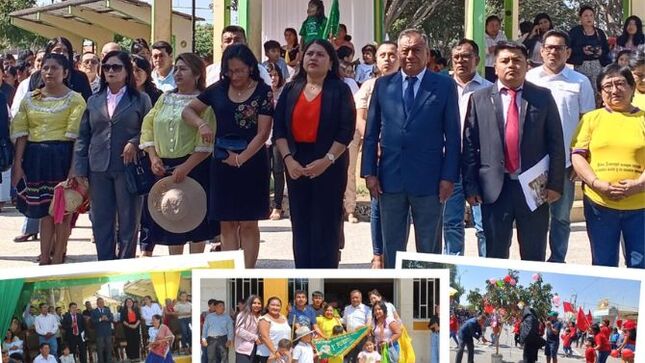 Celebración del 104° aniversario del distrito de La Arena 