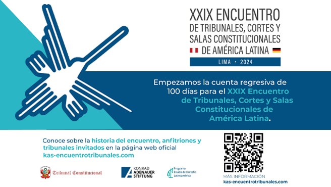 Perú será sede del XXIX Encuentro de Tribunales, Cortes y Salas Constitucionales de América Latina del 25 al 27 de setiembre de 2024