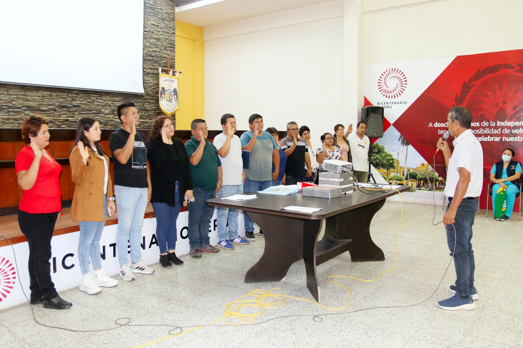 juramentación al "Comité de la Feria