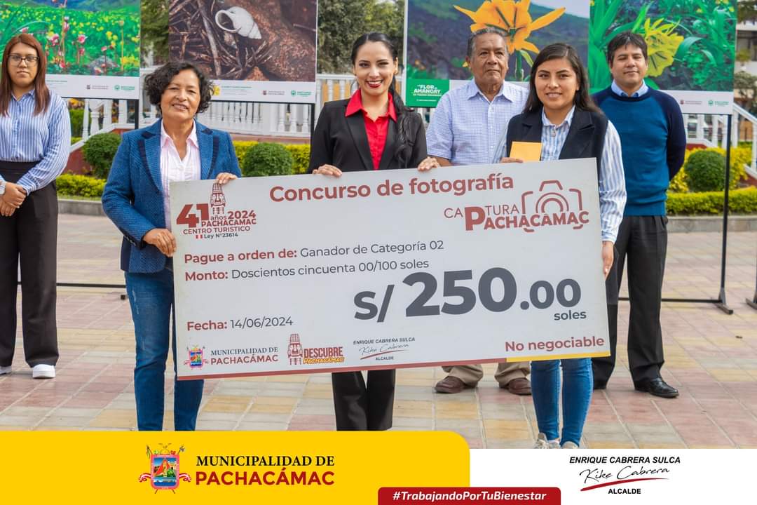 Ganadores del concurso Captura Pachacámac