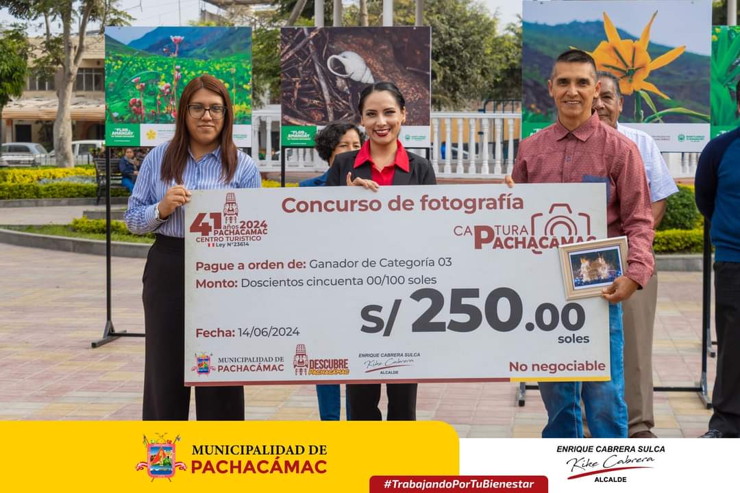 Ganadores del concurso Captura Pachacámac
