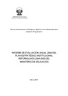 Vista preliminar de documento Informe - Informe de Evaluación Anual del Plan Estratégico Reformulado 2004-2006