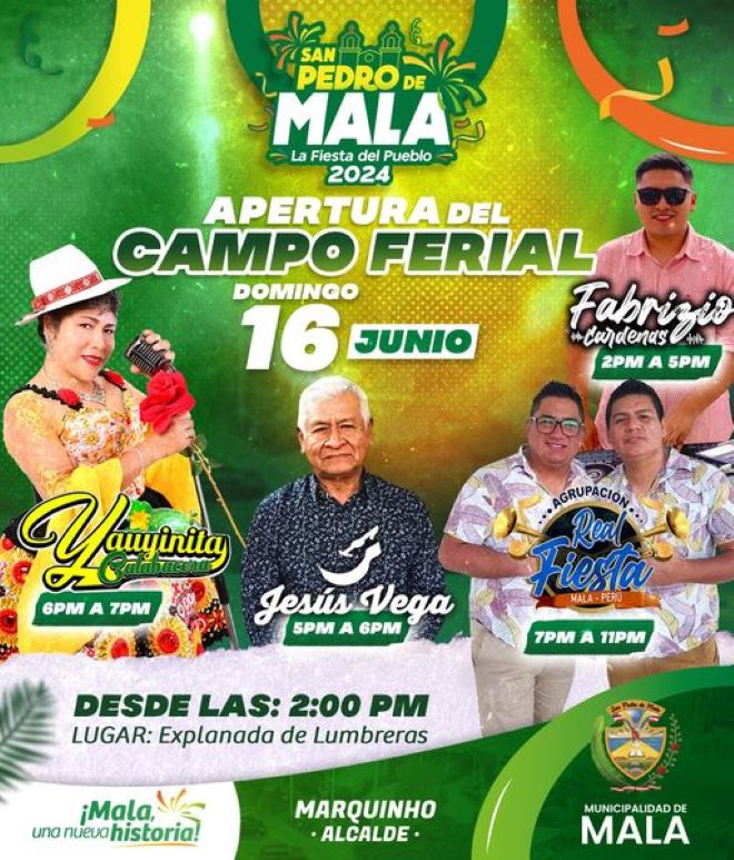 El día esperado por todos está aquí, el domingo 16 de junio en la Explanada de Lumbreras, se dará inicio a la Apertura del Campo Ferial