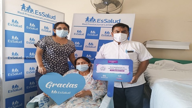 EsSalud:  Mamita de 53 años le dice adiós a la diálisis gracias exitoso trasplante renal en el hospital Almanzor Aguinaga