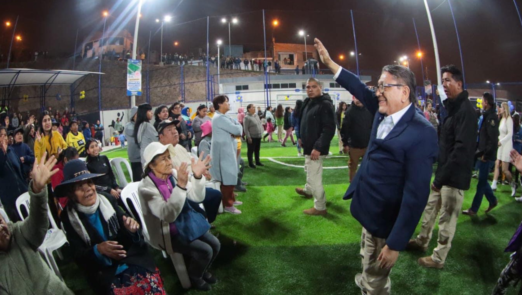 Complejo deportivo La Bombonera ya está al servicio de pobladores en Ventanilla